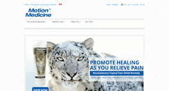 Desktop Screenshot of motion-medicine.com